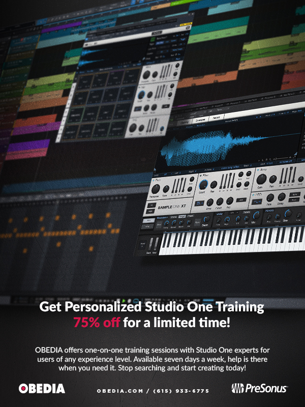 obedia presonus promotion 2018 - large